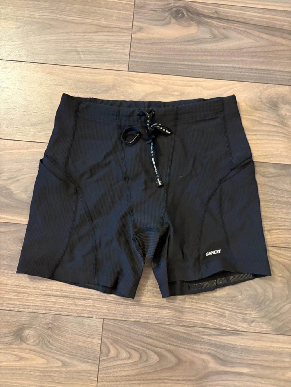 Bandit Men’s Black Athletic Shorts with Drawstring